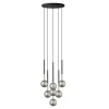 Lampa wisząca kule czarno-złota ARCTURUS 7