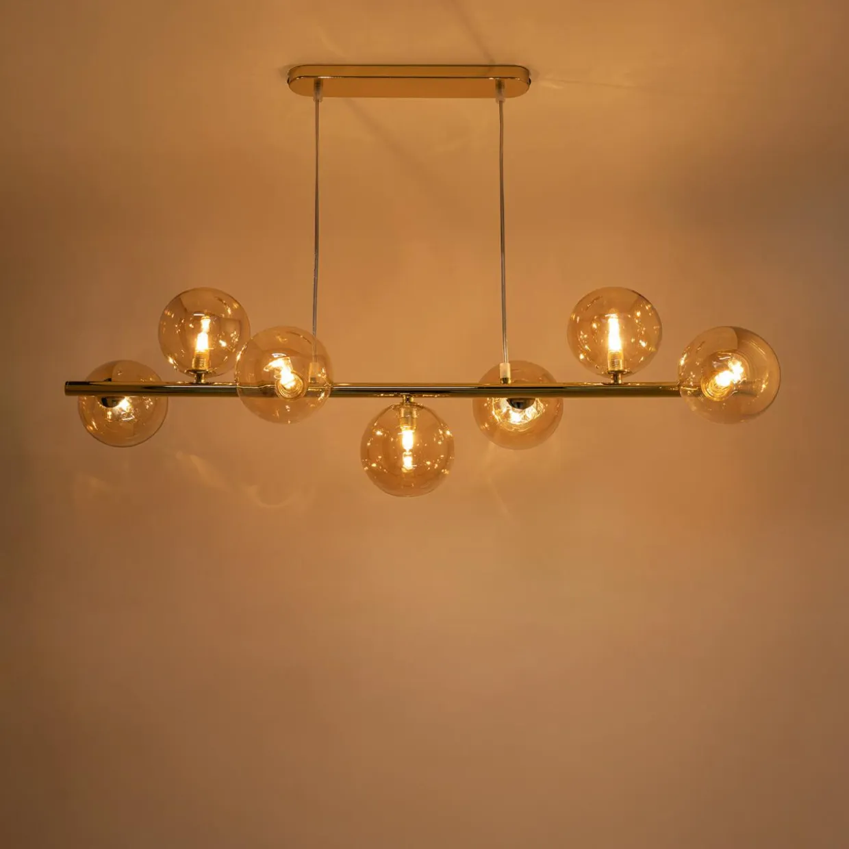 Lampa wisząca kule złota ESTERA VII