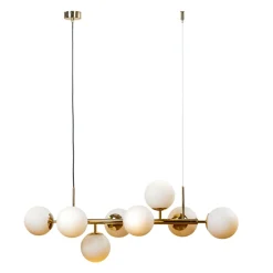 Lampa wisząca kule złota MEFISTO 8
