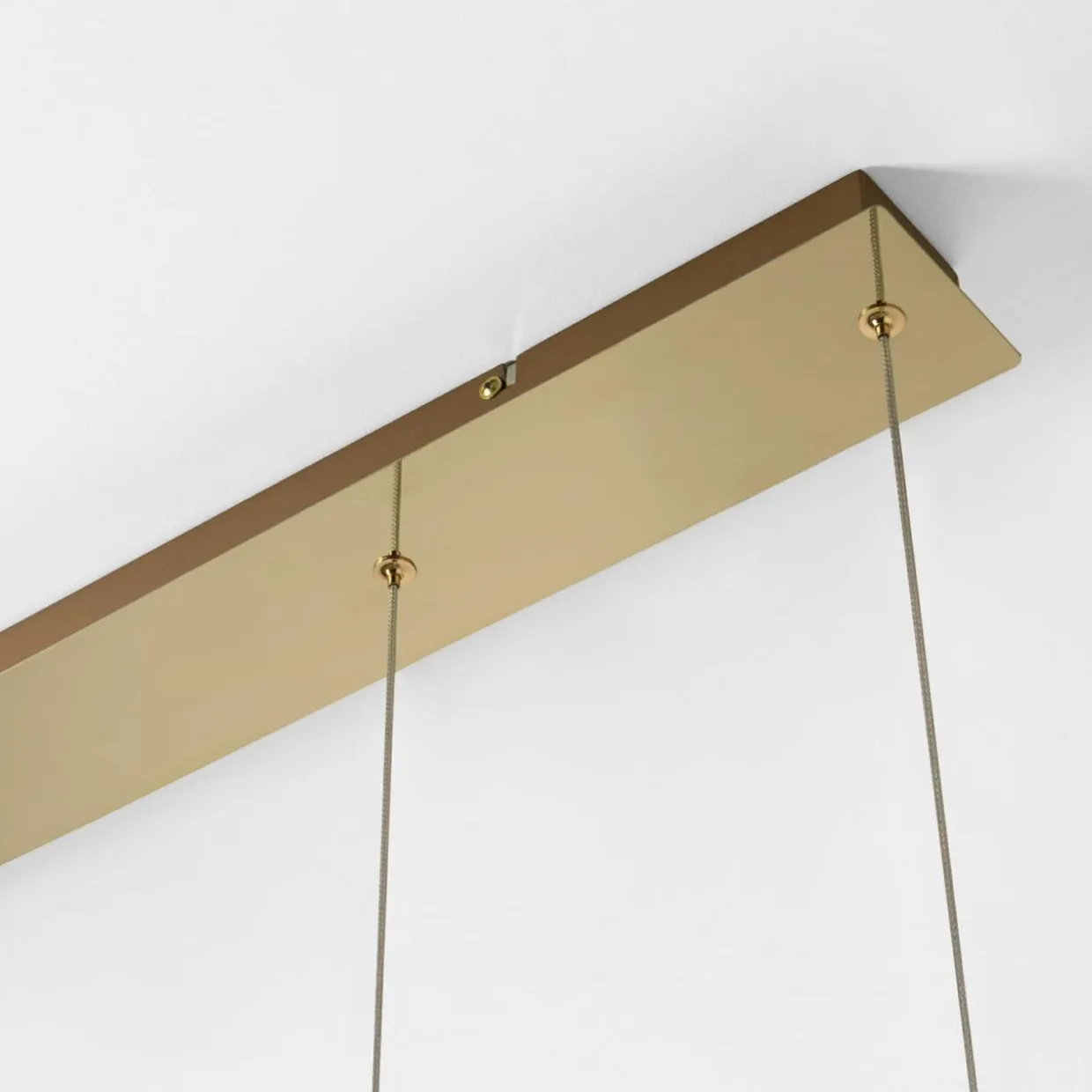 Lampa wisząca LED 2 pierścienie złota CHOLET