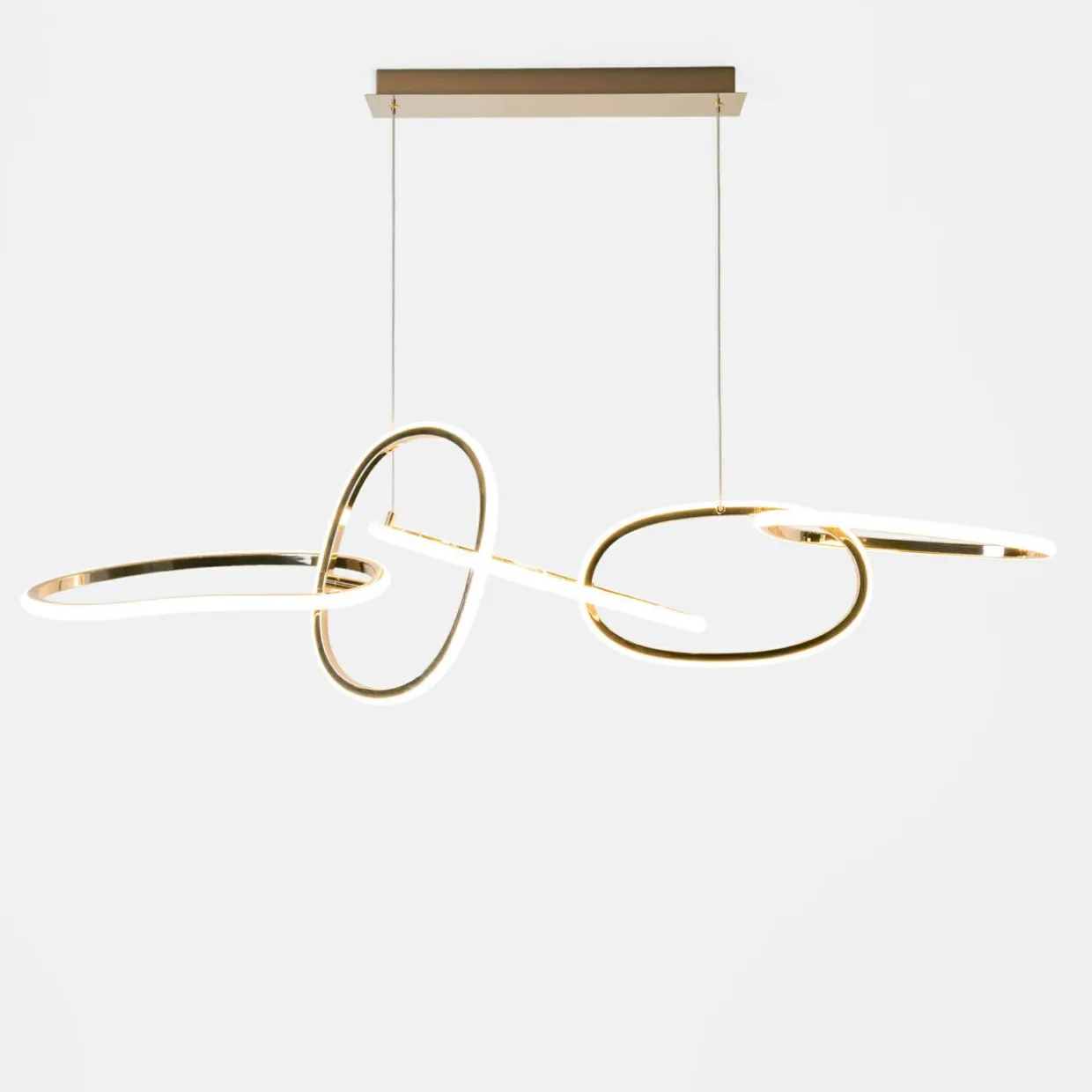 Lampa wisząca LED CHOLET złota