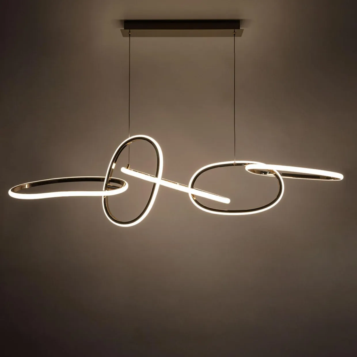 Lampa wisząca LED CHOLET złota