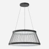 Lampa wisząca LED czarna BALU z pilotem