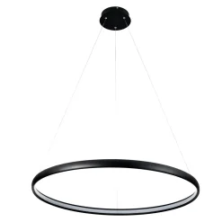 Lampa wisząca LED czarna CARLO 80 cm