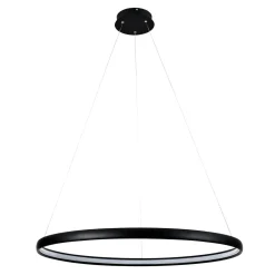 Lampa wisząca LED czarna CARLO 80 cm