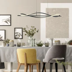 Lampa wisząca LED czarna DOMENICO