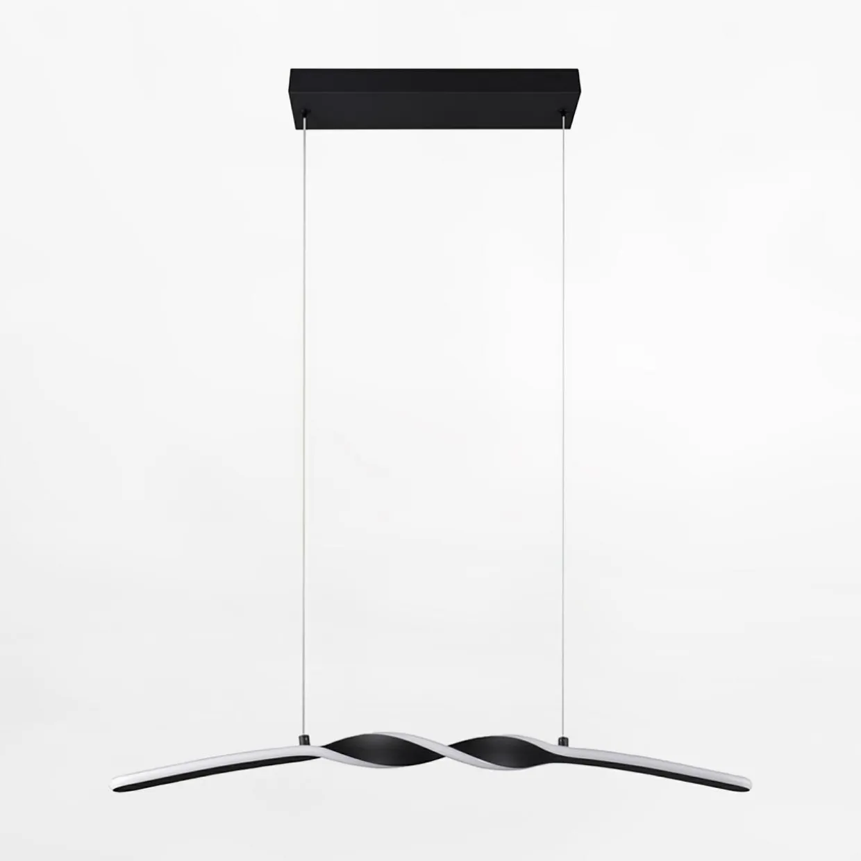 Lampa wisząca LED czarna GINKO
