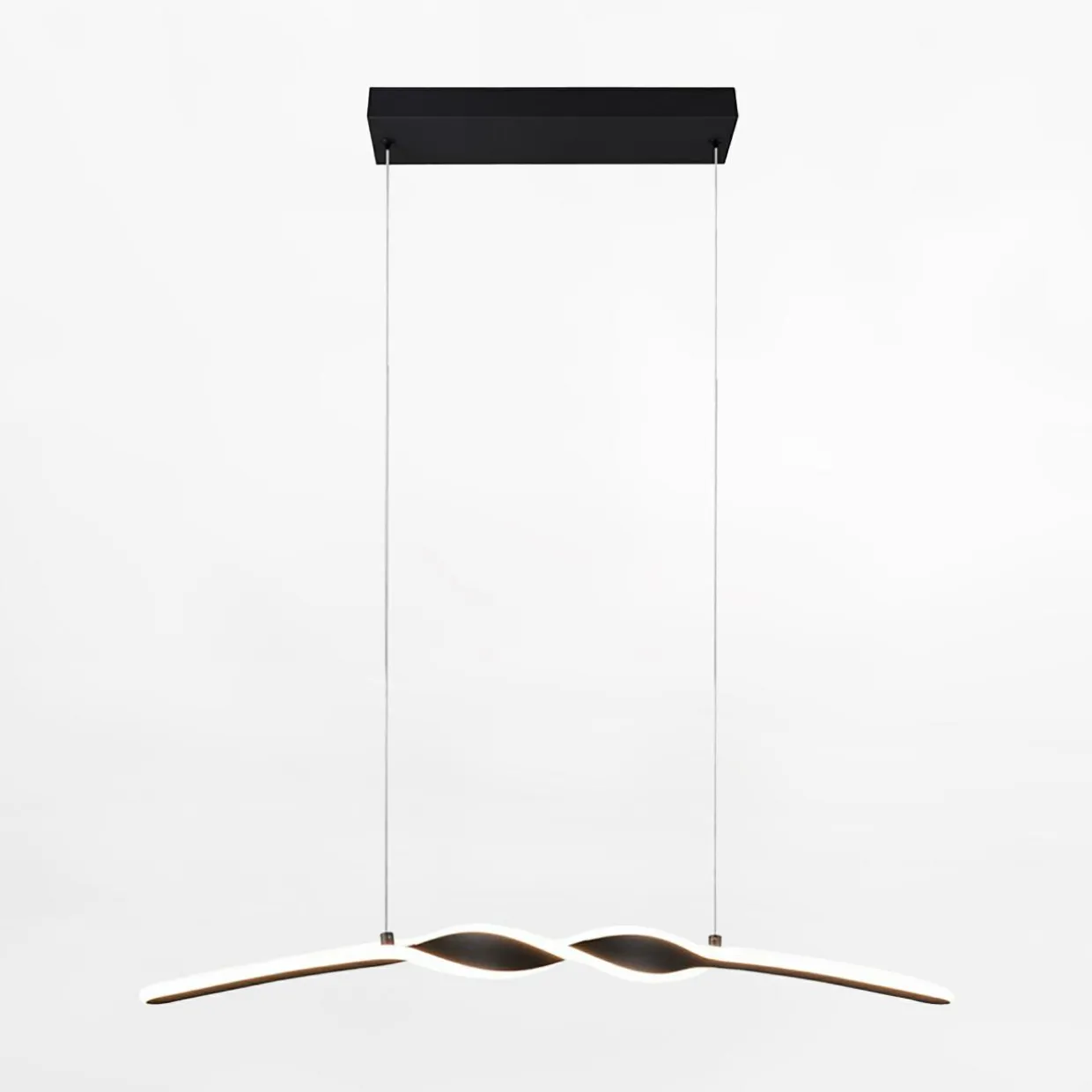 Lampa wisząca LED czarna GINKO