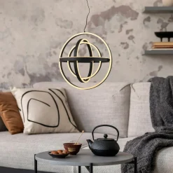 Lampa wisząca LED czarna TESS