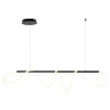 Lampa wisząca LED listwa czarna BALBO