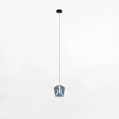 Lampa wisząca LED niebieska COLORE