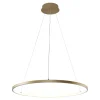 Lampa wisząca LED pierścieniowa złota BRENO 60 cm
