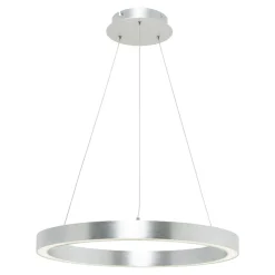 Lampa wisząca LED srebrna CARLO 60 cm