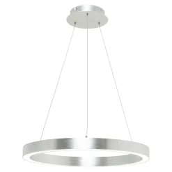 Lampa wisząca LED srebrna CARLO 60 cm