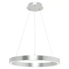 Lampa wisząca LED srebrna CARLO 40 cm