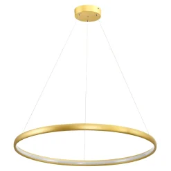 Lampa wisząca LED złota CARLO 80 cm