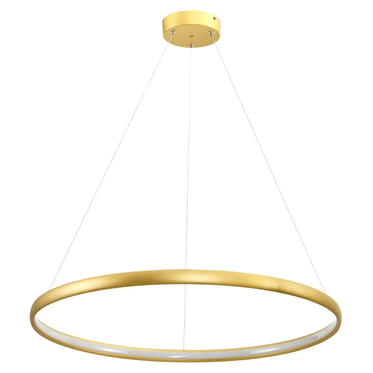 Lampa wisząca LED złota CARLO 80 cm