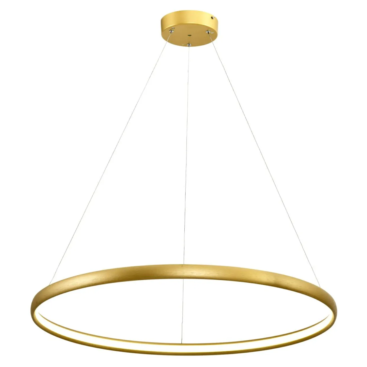 Lampa wisząca LED złota CARLO 80 cm