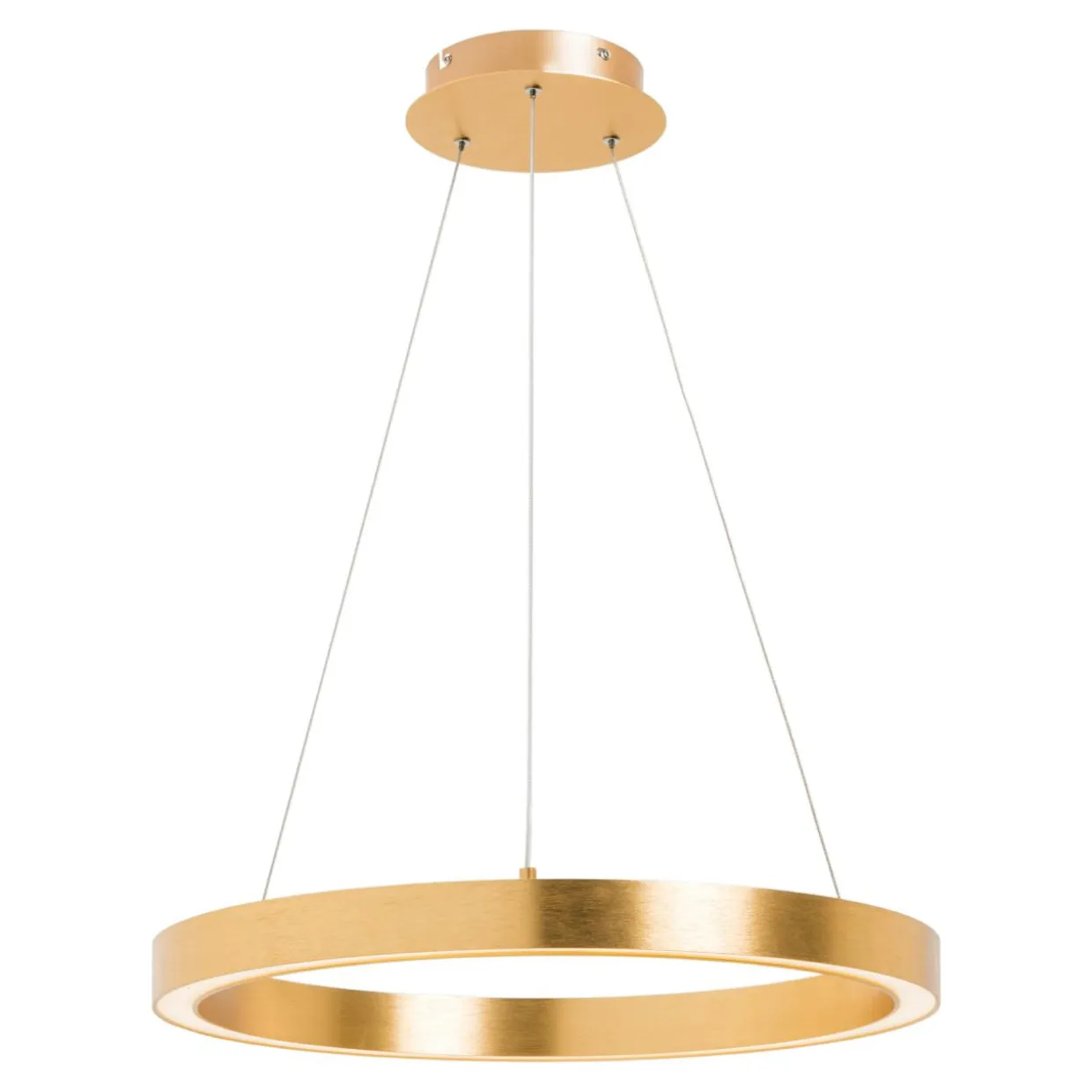 Lampa wisząca LED złota CARLO 50 cm