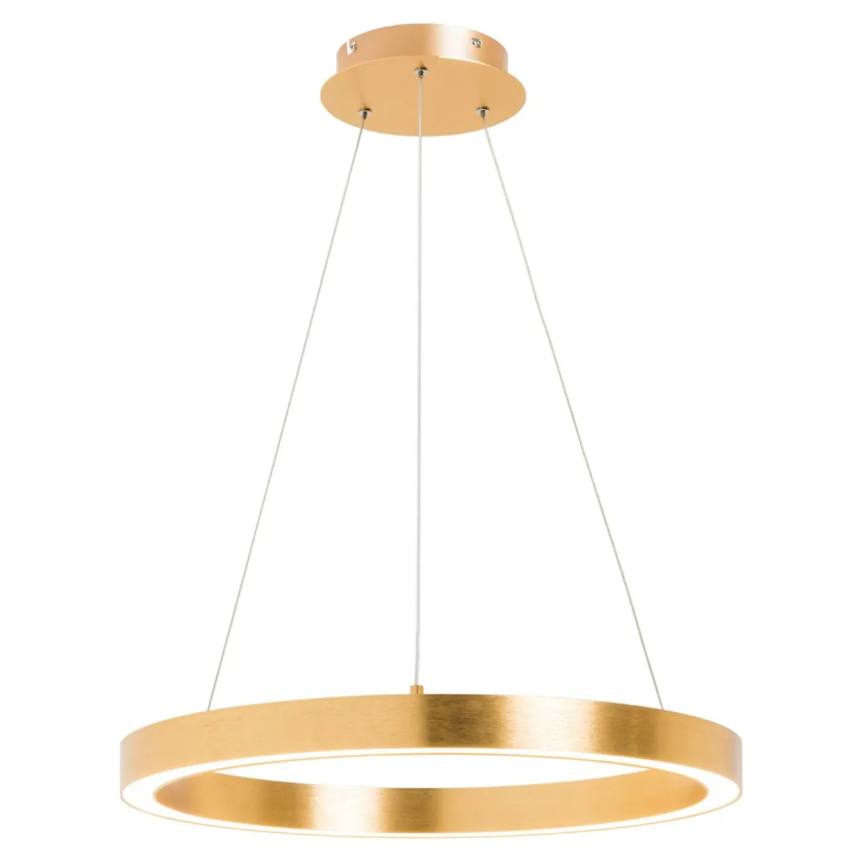 Lampa wisząca LED złota CARLO 50 cm