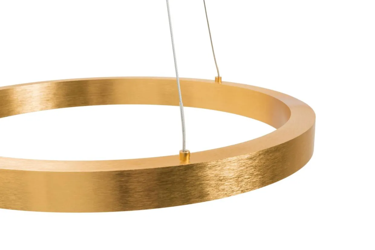Lampa wisząca LED złota CARLO 40 cm