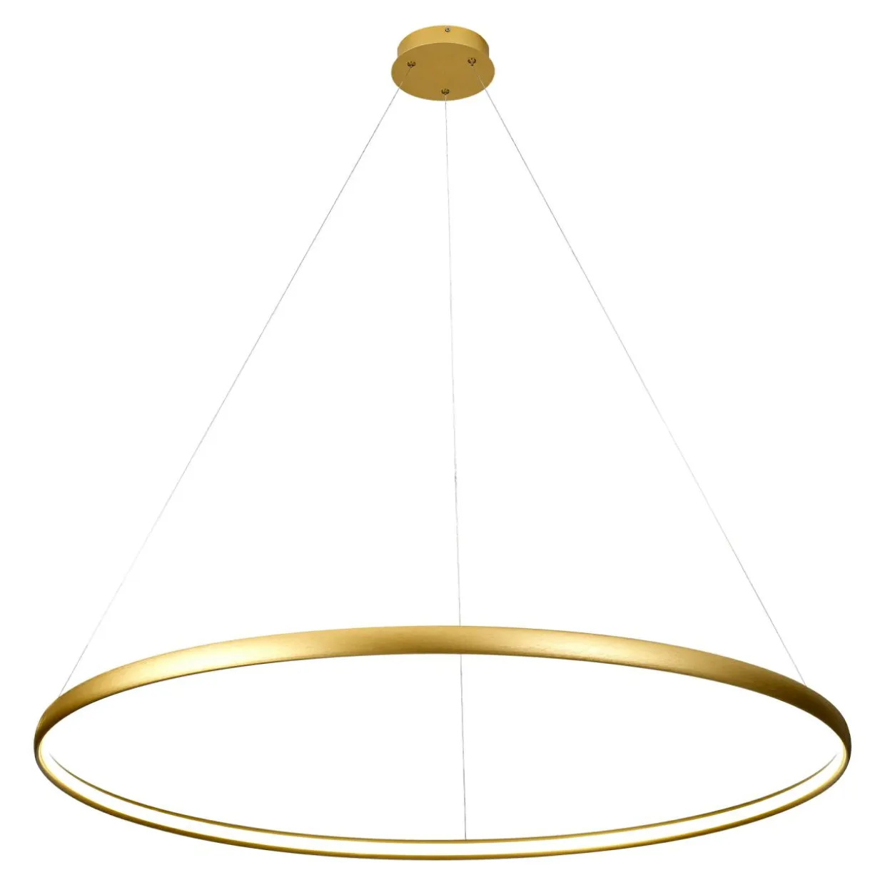 Lampa wisząca LED złota CARLO 120 cm