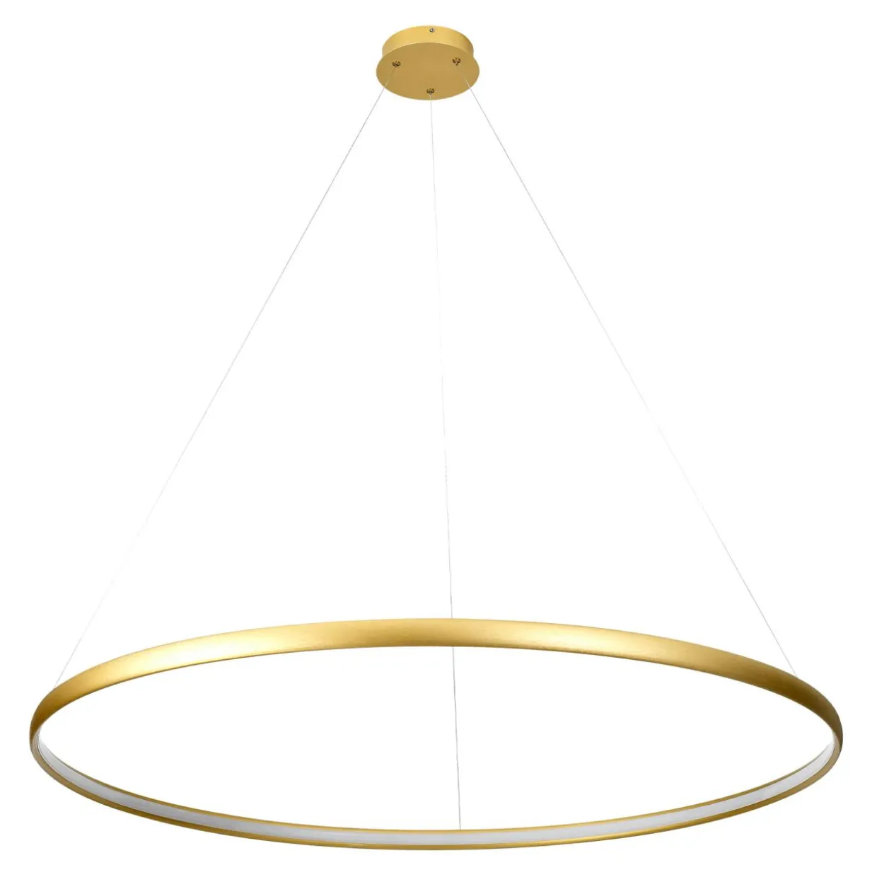 Lampa wisząca LED złota CARLO 120 cm