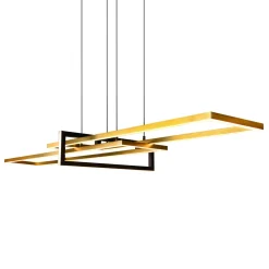 Lampa wisząca LED złota SALINAS