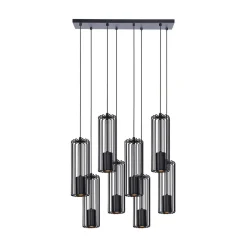 Lampa wisząca listwa czarna FALCON 8