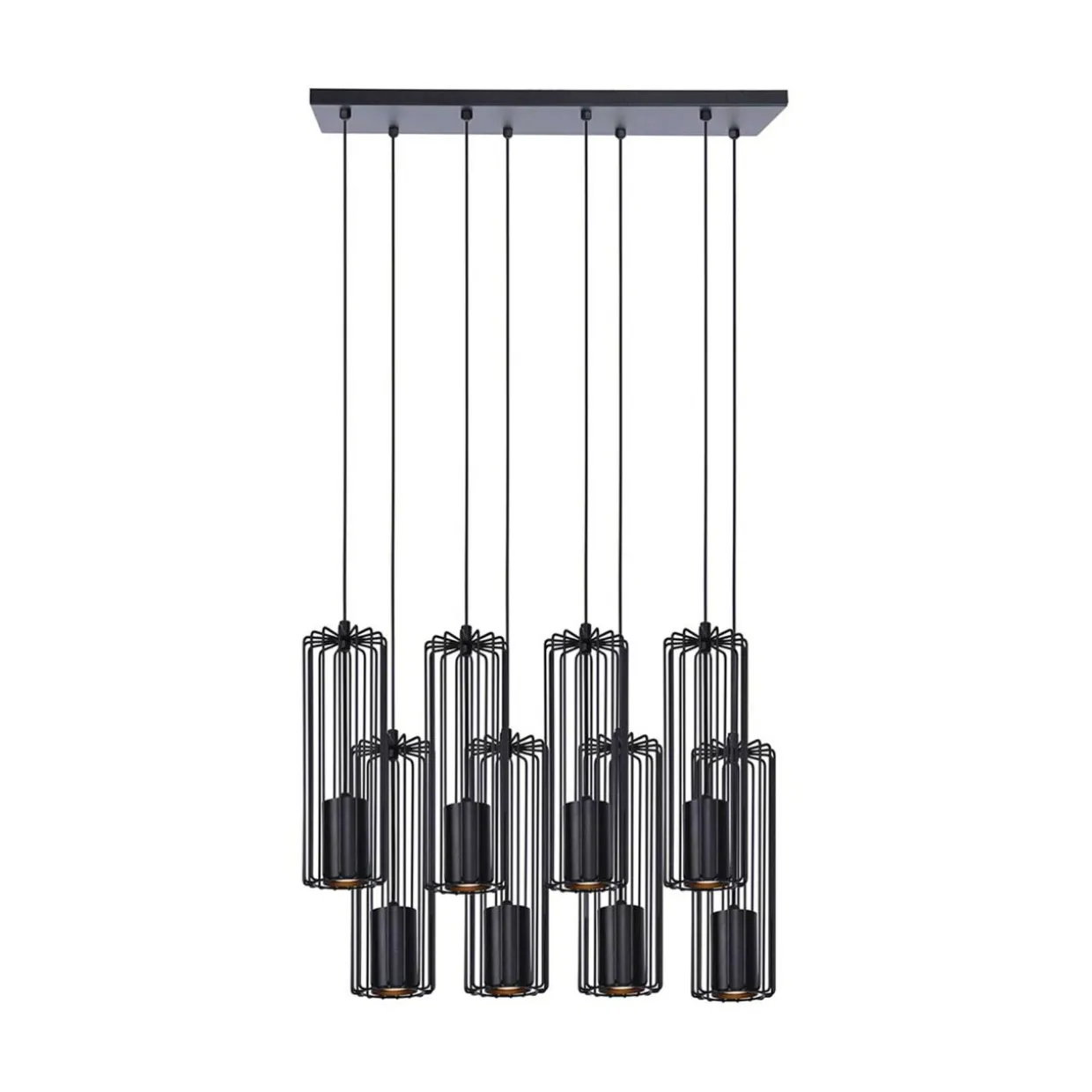 Lampa wisząca listwa czarna FALCON 8