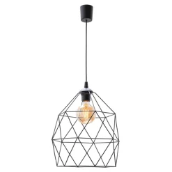 Lampa wisząca loft czarna GALAXY 33 cm