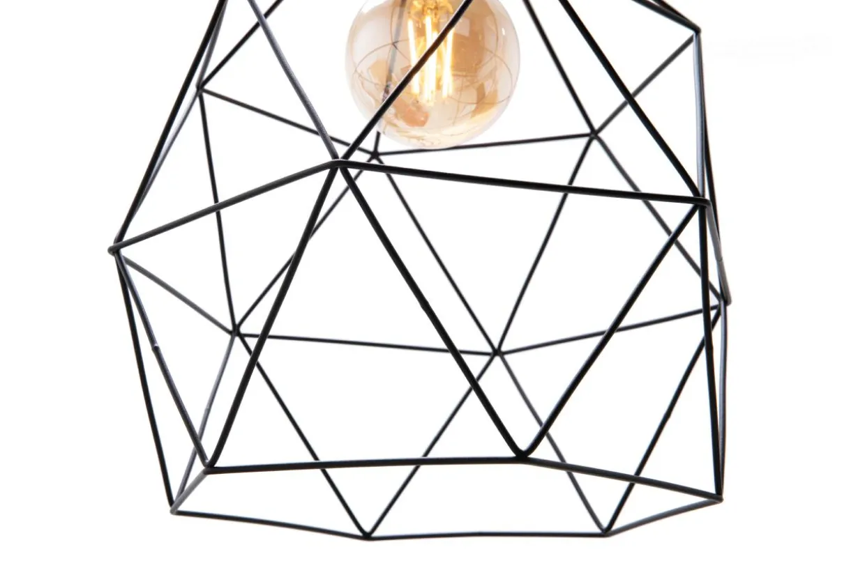 Lampa wisząca loft czarna GALAXY 33 cm