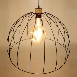 Lampa wisząca loftowa czarna NERO I 57 cm