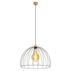 Lampa wisząca loftowa czarna NERO I 57 cm
