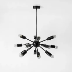 Lampa wisząca loftowa czarna MANDI 51 cm