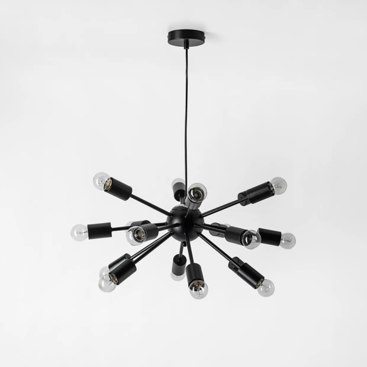 Lampa wisząca loftowa czarna MANDI 51 cm