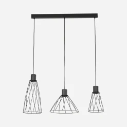 Lampa wisząca loftowa MODESTO BLACK III