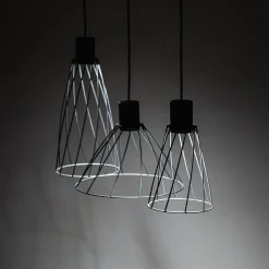 Lampa wisząca loftowa MODESTO BLACK III