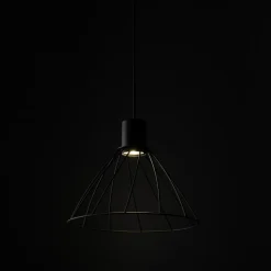 Lampa wisząca loftowa MODESTO BLACK I fi 29,5 cm
