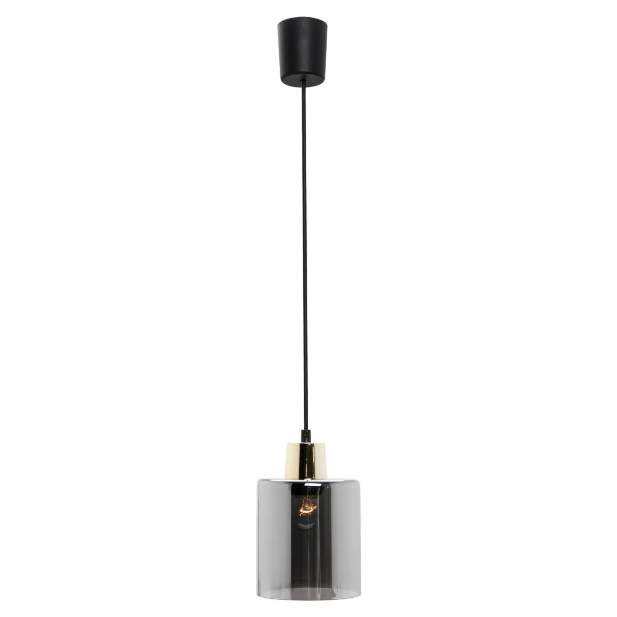 Lampa wisząca loftowa złota SIERRA I