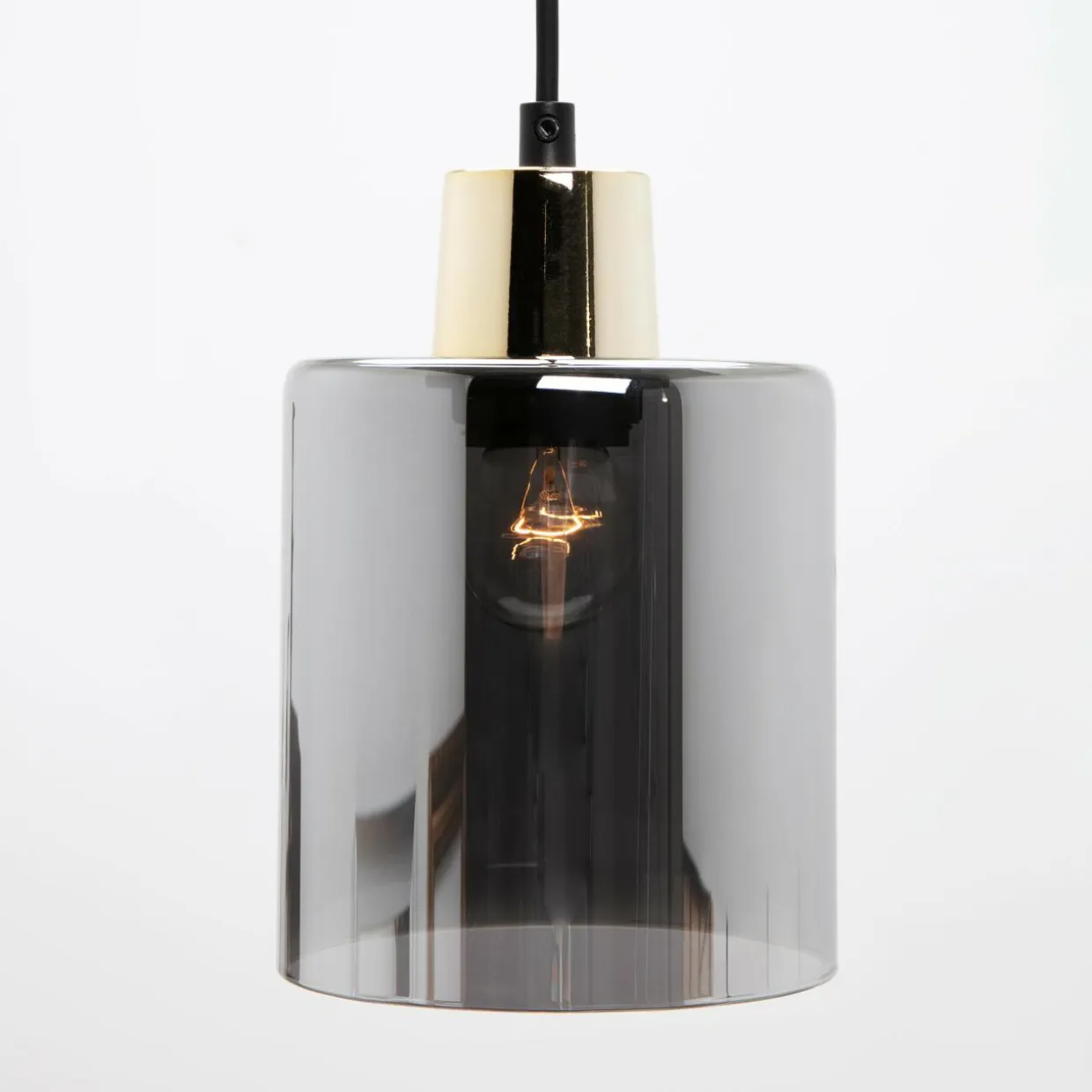 Lampa wisząca loftowa złota SIERRA I