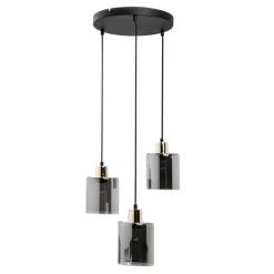 Lampa wisząca loftowa złota SIERRA III