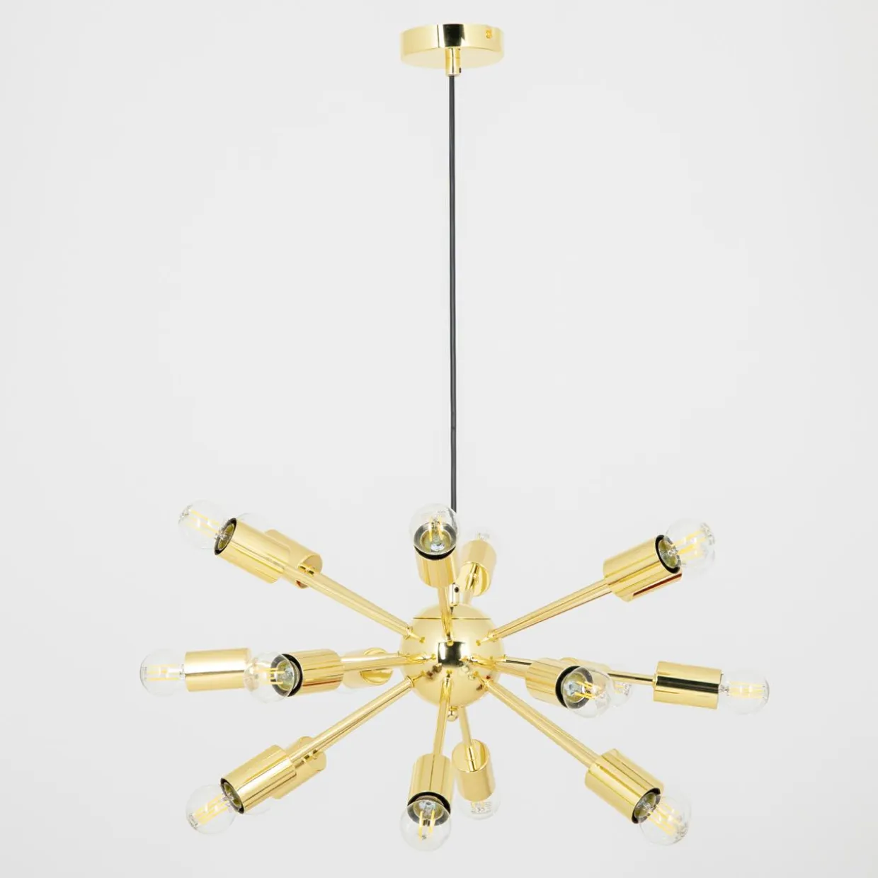 Lampa wisząca loftowa złota MANDI 51 cm