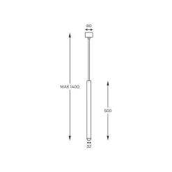 Lampa wisząca LOYA LED P0461-01A-K4K4