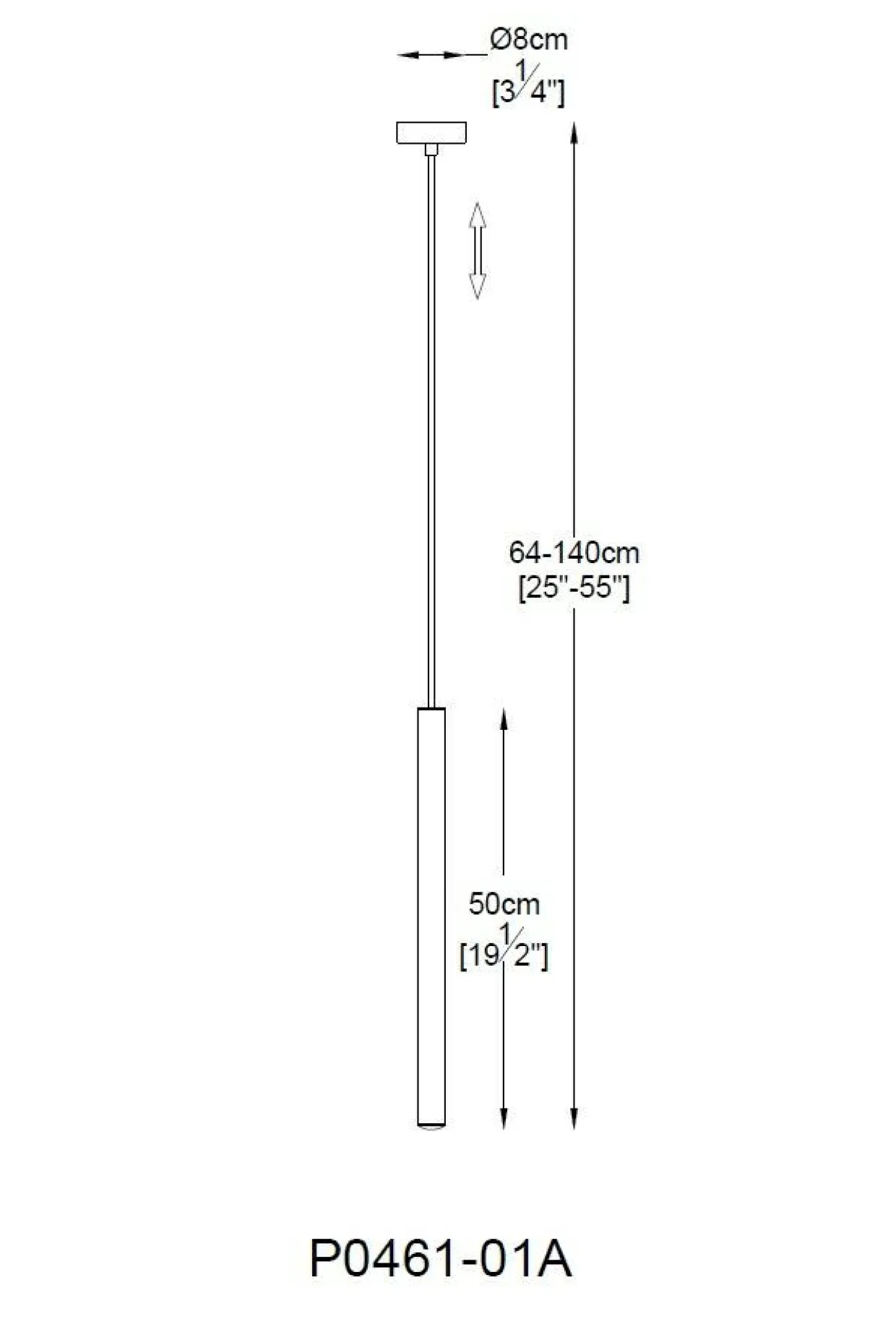 Lampa wisząca LOYA LED P0461-01A-S8S8
