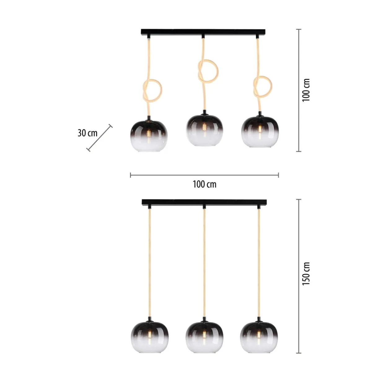 Lampa wisząca LUMA 3