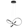 Lampa wisząca matowa czarna LED INDIGO