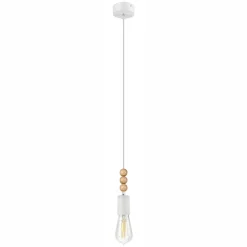 Lampa wisząca modern biała SIMON