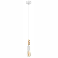 Lampa wisząca modern biała SIMON