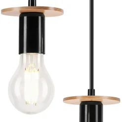 Lampa wisząca modern czarna ANGELINA 3
